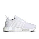 【 ADIDAS NMD_R1 REFINED LITTLE KID 'WHITE GREY' / CLOUD WHITE CLOUD WHITE GREY 】 アディダス 白色 ホワイト 灰色 グレー ジュニア キッズ ベビー マタニティ スニーカー