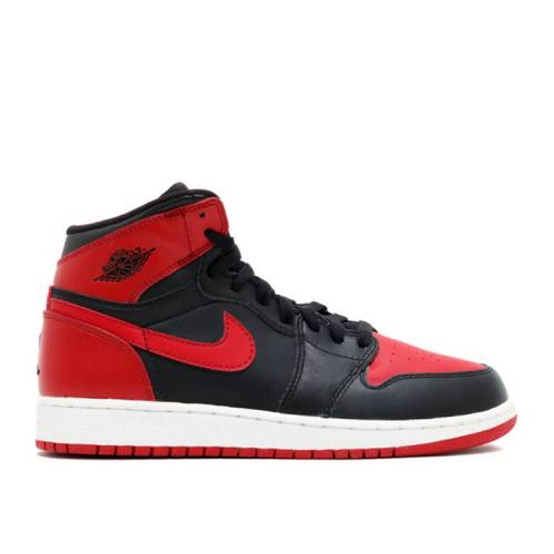 【 AIR JORDAN JORDAN 1 HIGH RETRO GS 'CHICAGO BULLS' 2009 / BLACK VARSITY RED 】 ナイキ ハイ 黒色 ブラック 赤 レッド エアジョーダン 'シカゴ ブルズ' ジュニア キッズ ベビー マタニティ スニーカー