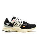 【 NIKE OFF-WHITE X AIR PRESTO 'THE TEN' / BLACK BLACK-MUSLIN 】 オフホワイト プレスト 黒色 ブラック エア スニーカー メンズ ナイキ