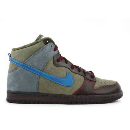 【 NIKE DUNK HIGH PREMIUM / ARMY OLIVE MILITARY BLUE 】 ダンク ハイ プレミアム アーミー オリーブ 青色 ...