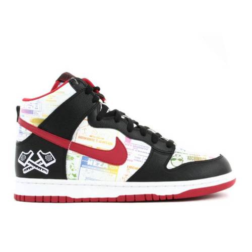 【 NIKE DUNK HIGH PREMIUM 'LUCHA LIBRE' / BLACK SPORT RED WHITE 】 ダンク ハイ プレミアム 黒色 ブラック 赤 レッド 白色 ホワイト ダンクハイ スニーカー メンズ ナイキ