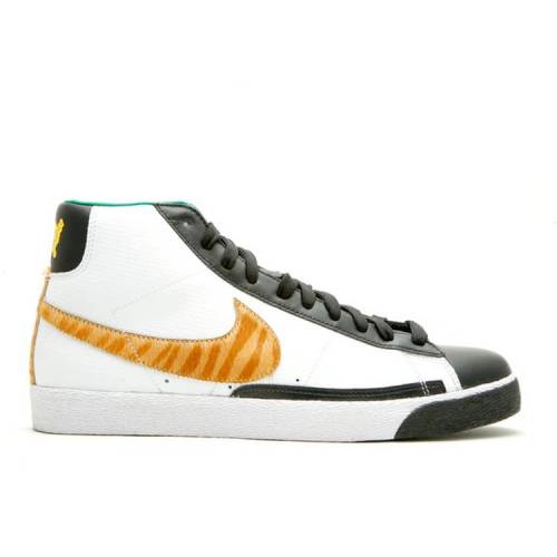 y NIKE BLAZER HIGH PREMIUM 'TIGER WOODS' / WHITE PINE GREEN BLACK z uCU[ nC v~A F zCg  O[ F ubN Xj[J[ Y iCL