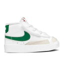 【 NIKE BLAZER MID '77 TD 'WHITE PINE GREEN' / WHITE PINE GREEN BLACK PINE 】 ブレイザー ミッド 白色 ホワイト 緑 グリーン 黒色 ブラック ベビー ナイキ