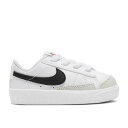 【 NIKE BLAZER LOW '77 TD 'WHITE BLACK' / WHITE TEAM ORANGE BLACK 】 ブレイザー 白色 ホワイト チーム 橙 オレンジ 黒色 ブラック ベビー ナイキ