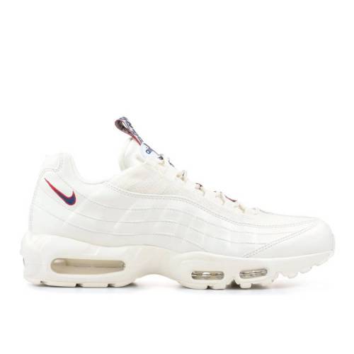 【 NIKE AIR MAX 95 TT PULL TAB 'SAIL' / SAIL GYM BLUE GYM RED 】 マックス 青色 ブルー 赤 レッド エアマックス スニーカー メンズ ナイキ