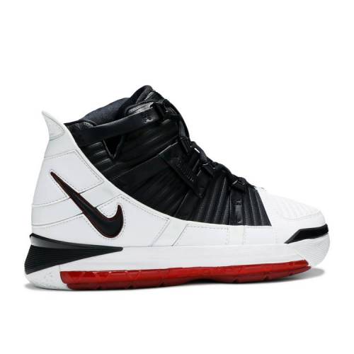 ナイキ NIKE ズーム レブロン 白色 ホワイト 赤 レッド 'HOME' スニーカー メンズ 【 RED NIKE ZOOM LEBRON 3 RETRO QS 2019 WHITE BLACKVARSITY 】