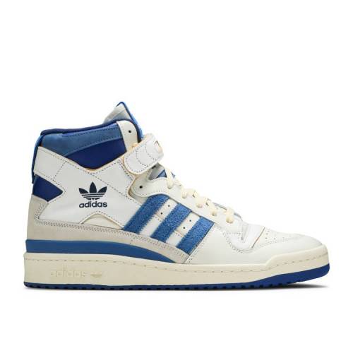 【 ADIDAS FORUM 84 HI OG 'BRIGHT BLUE' / OFF WHITE BRIGHT BLUE OFF WHITE 】 アディダス フォーラム 白色 ホワイト 青色 ブルー スニーカー メンズ