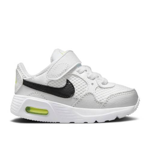 【 NIKE AIR MAX SC TD 'WHITE PHOTON DUST' / WHITE PHOTON DUST VOLT BLACK 】 マックス 白色 ホワイト 黒色 ブラック エアマックス ベビー ナイキ