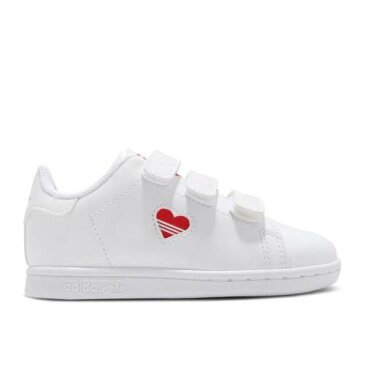 アディダス ADIDAS アディダス 白色 ホワイト 赤 レッド スタンスミス 'VALENTINE'S DAY' ベビー 【 RED ADIDAS INFANT CLOUD WHITE VIVID 】