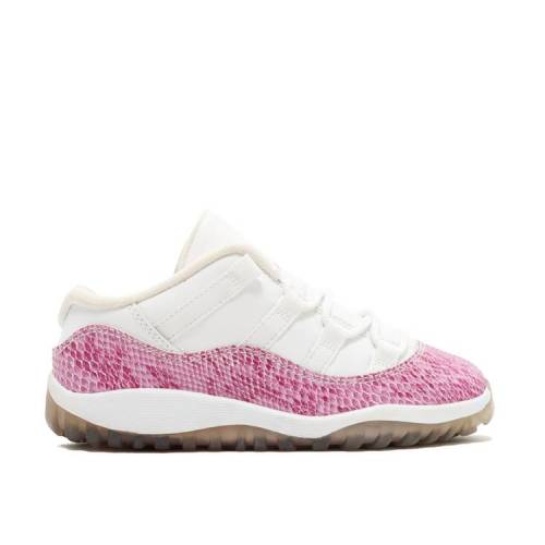 【 AIR JORDAN JORDAN 11 RETRO TODDLER 'PINK SNAKESKIN' / WHITE BLACK PINK 】 ナイキ ベビー 赤ち..