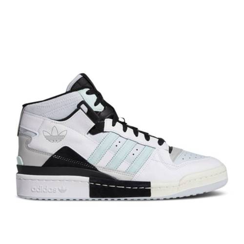 アディダス ADIDAS アディダス フォーラム ミッド 白色 ホワイト 灰色 グレー 'WHITE MINT' スニーカー メンズ 【 ADIDAS FORUM EXHIBIT MID HALO CLOUD WHITE GREY TWO MINT 】