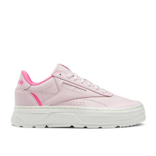 【 REEBOK WMNS CLUB C DOUBLE GEO 'FROST BERRY' / FROST BERRY CHALK ATOMIC PINK 】 リーボック クラブ ピンク スニーカー レディース