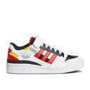 【 ADIDAS FORUM LOW J 'LEGEND INK RED' / CLOUD WHITE LEGEND INK RED 】 アディダス フォーラム 白色 ホワイト レジェンド 赤 レッド ジュニア キッズ ベビー マタニティ スニーカー