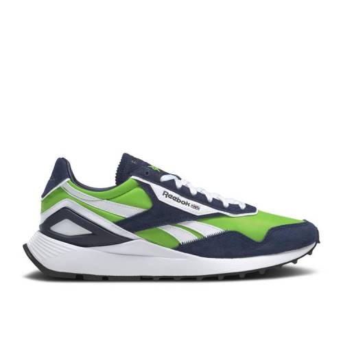 【 REEBOK CLASSIC LEATHER LEGACY AZ 'SEMI SOLAR GREEN VECTOR NAVY' / SEMI SOLAR GREEN VECTOR NAVY 】 リーボック クラシック レザー レガシー 緑 グリーン 紺色 ネイビー スニーカー メンズ