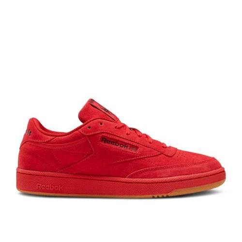 y REEBOK CLUB C 85 'MONOCHROMATIC RED' / VECTOR RED BLACK LEE z [{bN Nu  bh F ubN Xj[J[ Y