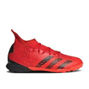 【 ADIDAS PREDATOR FREAK.3 TF J 'DEMONSCALE - SOLAR RED' / RED CORE BLACK SOLAR RED 】 アディダス プレデター 赤 レッド コア 黒色 ブラック ジュニア キッズ ベビー マタニティ スニーカー