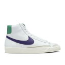 【 NIKE BLAZER MID 039 77 VNTG 039 JOKER 039 / WHITE COURT PURPLE GREEN NOISE 】 ブレイザー ミッド 白色 ホワイト コート 紫 パープル 緑 グリーン スニーカー メンズ ナイキ