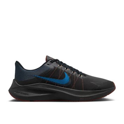 【 NIKE WINFLO 8 'BLACK THUNDER BLUE' / BLACK THUNDER BLUE DARK PONY 】 サンダー 黒色 ブラック 青色 ブルー ポニー スニーカー メンズ ナイキ