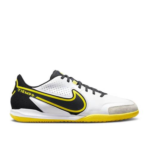 【 NIKE TIEMPO LEGEND 9 ACADEMY IC 'WHITE YELLOW STRIKE' / WHITE BLACK YELLOW STRIKE DARK 】 ティエンポ レジェンド アカデミー 黄色 イエロー 白色 ホワイト 黒色 ブラック ストライク スニーカー メンズ ナイキ