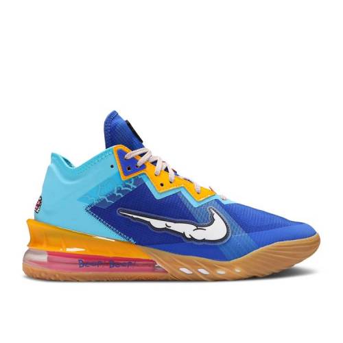 【 NIKE SPACE JAM X LEBRON 18 LOW EP 'WILE E. ROADRUNNER' / RACER BLUE BALTIC BLUE 】 ジャム レブロン 青色 ブルー スペースジャム スニーカー メンズ ナイキ