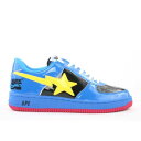 【 BAPE MARVEL COMICS X BAPESTA FS-001 LOW 'CYCLOPS' / BLACK BLUE 】 コミックス 黒色 ブラック 青色 ブルー スニーカー メンズ ベイプ