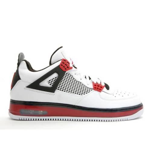 【 AIR JORDAN AIR JORDAN FUSION 4 'FIRE RED' / WHITE VARSITY RED BLACK 】 ナイキ フュージョン 白色 ホワイト 赤 レッド 黒色 ブラック エアジョーダン スニーカー メンズ