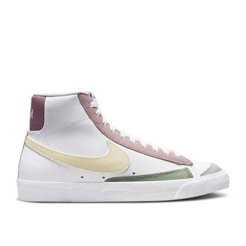 【 NIKE WMNS BLAZER MID '77 'WHITE MULTI' / WHITE REGAL PINK LIGHT MULBERRY 】 ブレイザー ミッド 白色 ホワイト ピンク スニーカー レディース ナイキ