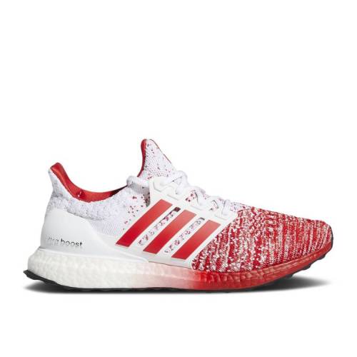 【 ADIDAS ULTRABOOST 4.0 DNA 039 WHITE SCARLET 039 / FOOTWEAR WHITE SCARLET SILVER 】 アディダス 白色 ホワイト 銀色 シルバー スニーカー メンズ