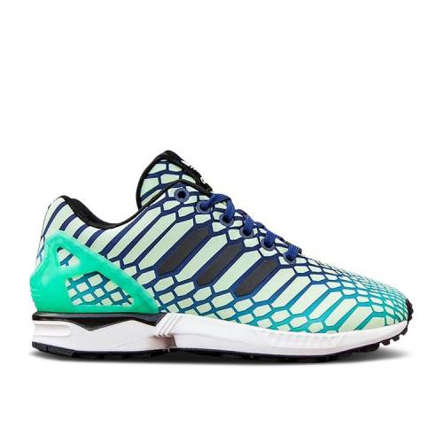 【 ADIDAS ZX FLUX XENO J 039 XENO MINT 039 / SHOCK MINT INK WHITE 】 アディダス ショック 白色 ホワイト ジュニア キッズ ベビー マタニティ スニーカー