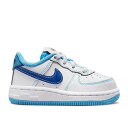 【 NIKE FORCE 1 TD 'WHITE UNIVERSITY BLUE' / WHITE UNIVERSITY BLUE SAIL DEEP 】 白色...