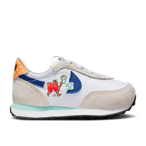 【 NIKE WAFFLE TRAINER 2 TD 'SCRAPBOOK' / WHITE WHITE CHILE RED GAME ROYAL 】 ワッフル トレーナ..