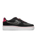 【 NIKE AIR FORCE 1 LV8 S50 GS 'BRED' / BLACK VERY BERRY WHITE SAIL 】 黒色 ブラック 白色 ホワイト エアフォース ジュニア キッズ ベビー マタニティ スニーカー ナイキ