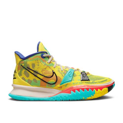 y NIKE KYRIE 7 EP '1 WORLD 1 PEOPLE' / YELLOW STRIKE GREEN ABYSS z JC[ F CG[ XgCN  O[ Xj[J[ Y iCL