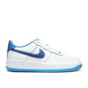 楽天スニケス【 NIKE AIR FORCE 1 S50 GS 'WHITE UNIVERSITY BLUE' / WHITE UNIVERSITY BLUE SAIL DEEP 】 白色 ホワイト 青色 ブルー ディープ エアフォース ジュニア キッズ ベビー マタニティ スニーカー ナイキ