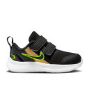 【 NIKE STAR RUNNER 3 RW TD 'BLACK ACTION GREEN' / BLACK METALLIC GOLD ACTION GREEN BLACK 】 アクション 黒色 ブラック ゴールド 緑 グリーン ベビー ナイキ