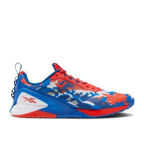 y REEBOK NANO X1 'RED BLUE CAMO' / INSTINCT RED VECTOR BLUE z [{bN im F u[ CXeBNg  bh Xj[J[ Y