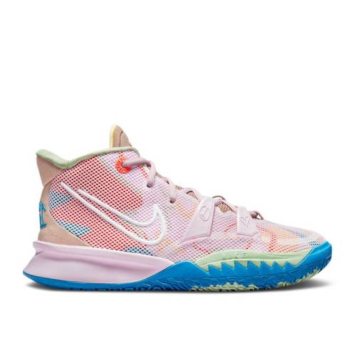 【 NIKE KYRIE 7 '1 WORLD 1 PEOPLE - REGAL PINK' / REGAL PINK HEMP HONEYDEW WHITE 】 カイリー ピンク 白色 ホワイト スニーカー メンズ ナイキ