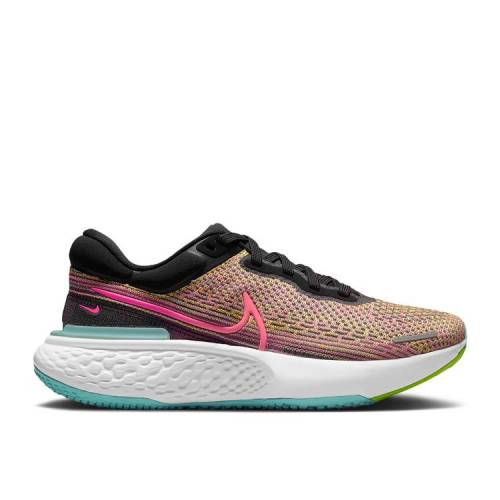 ナイキ NIKE ラン フライニット 黒色 ブラック 'VOLT MANGO' スニーカー レディース 【 NIKE WMNS ZOOMX INVINCIBLE RUN FLYKNIT BRIGHT VOLT BLACK LIGHT DEW MANGO 】