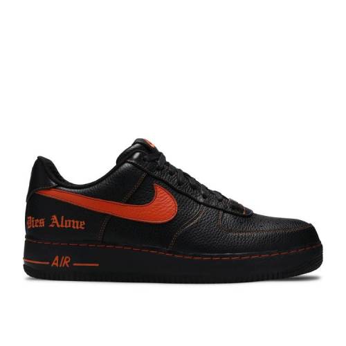 【 NIKE VLONE X NIKELAB AIR FORCE 1 039 VLONE 039 / BLACK ORANGE 】 黒色 ブラック 橙 オレンジ エアフォース スニーカー メンズ ナイキ