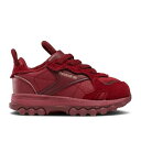 【 REEBOK CARDI B X CLASSIC LEATHER TODDLER 'TRIATHLON RED' / TRIATHLON RED CLASSIC BURGUNDY 】 リーボック クラシック レザー ベビー 赤ちゃん用 赤 レッド ワイン色 バーガンディー