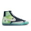 【 NIKE BLAZER MID '77 GS 'MOVE TO ZERO - ARMORY NAVY' / ARMORY NAVY SUMMIT WHITE GLACIER 】 ブ..