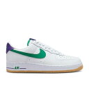 【 NIKE AIR FORCE 1 '07 'JOKER' / WHITE COURT PURPLE GUM LIGHT 】 白色 ホワイト コート 紫 パー...