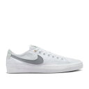 【 NIKE DAAN VAN DER LINDEN X BLAZER COURT SB 'WHITE WOLF GREY' / WHITE WHITE BAR...
