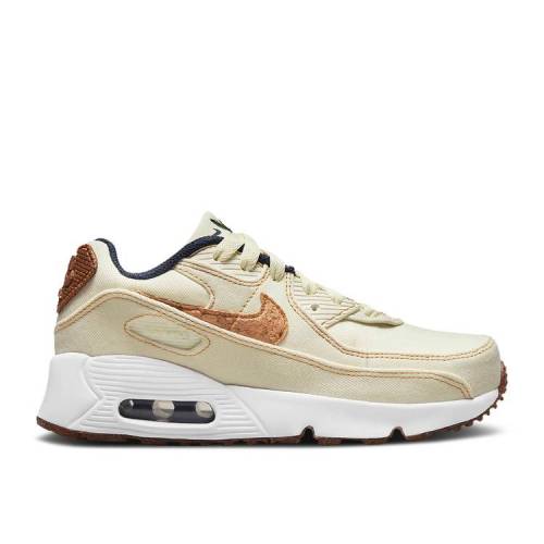 楽天スニケス【 NIKE AIR MAX 90 SE PS 'CORK - COCONUT MILK' / COCONUT MILK OBSIDIAN WHITE 】 マックス 白色 ホワイト エアマックス ジュニア キッズ ベビー マタニティ スニーカー ナイキ
