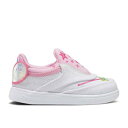 【 REEBOK PEPPA PIG X CLUB C SLIP-ON 4 TODDLER 'ICONO PINK' / ICONO PINK WHITE COOL ALOE 】 リーボック クラブ スリッポン ベビー 赤ちゃん用 ピンク 白色 ホワイト クール