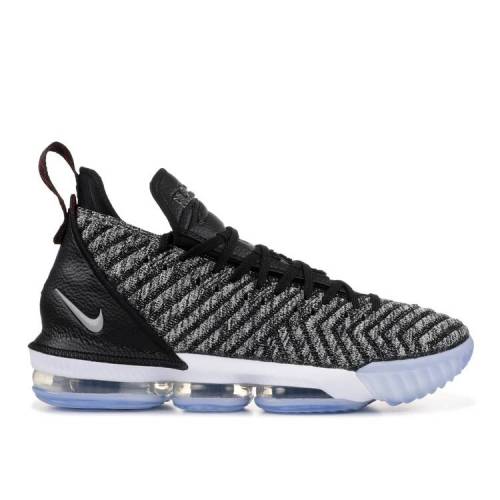 ナイキ NIKE レブロン 黒色 ブラック 'OREO' スニーカー メンズ 【 NIKE LEBRON 16 BLACK METALLIC SILVERWHITE 】
