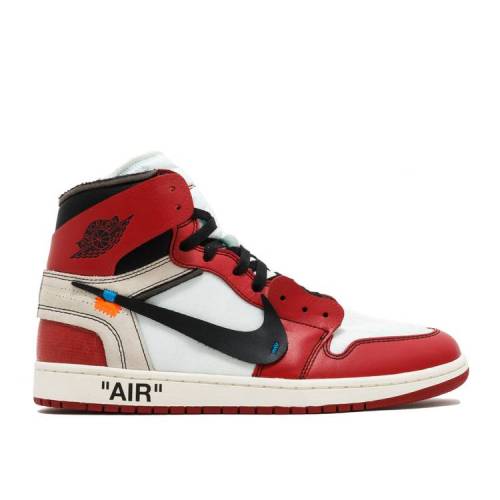 【 AIR JORDAN OFF-WHITE X JORDAN 1 RETRO HIGH OG 'CHICAGO' / WHITE BLACK VARSITY RED BLACK 】 ナイキ オフホワイト ハイ 白色 ホワイト 黒色 ブラック 赤 レッド エアジョーダン スニーカー メンズ