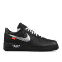 ナイキ オフホワイト 黒色 ブラック エアフォース '07 'MOMA' スニーカー メンズ 【 NIKE OFF-WHITE X AIR FORCE 1 LOW / BLACK METALLIC SILVER-BLACK 】 メンズ スニーカー