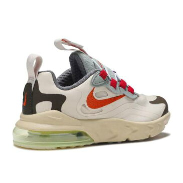 ナイキ NIKE エア マックス リアクト クリーム 緑 グリーン トラヴィススコット エアマックス 'CACTUS TRAILS' ジュニア キッズ 【 AIR GREEN NIKE X 270 REACT ENG PS LIGHT CREAM DARK HAZEL MICA STARFISH 】