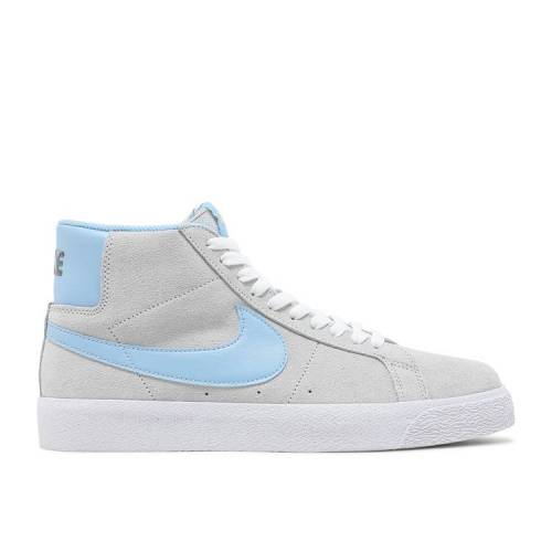 【 NIKE BLAZER MID SB 'SMOKE GREY PSYCHIC BLUE' / PHOTO DUST SMOKE GREY PSYCHIC 】 ブレイザー ミッド エスビー 灰色 グレー スニーカー メンズ ナイキ